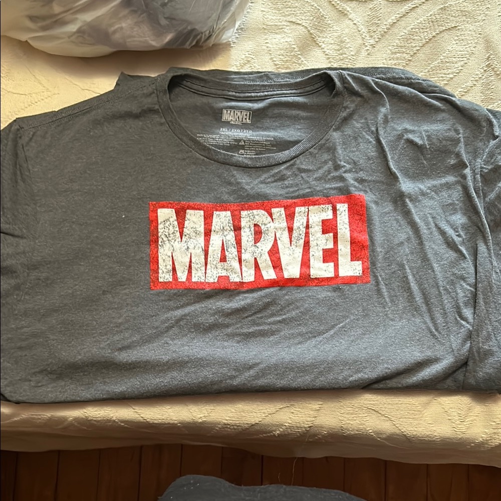 Marvel Gray Graphic T-Shirt